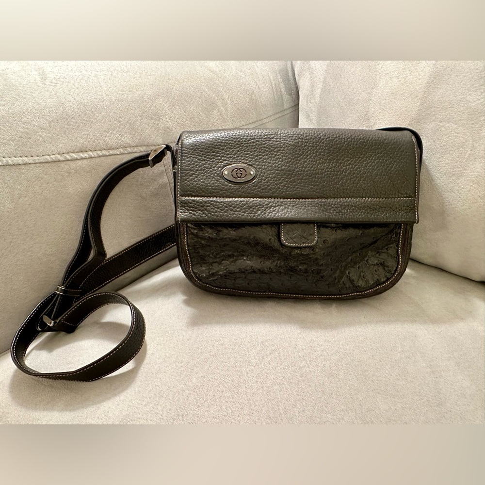 Gucci leather shoulder/crossbody bag